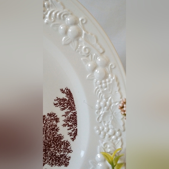 Homer Laughlin Eggshell Theme Plate - 1954/55 - "Mt. Olive Babtist" - Cowpens SC - Picture 5 of 9